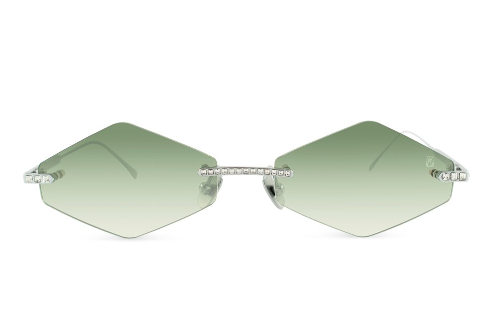 Anna Karin Karlsson - Crystal Nest Triangle - White Gold Green
