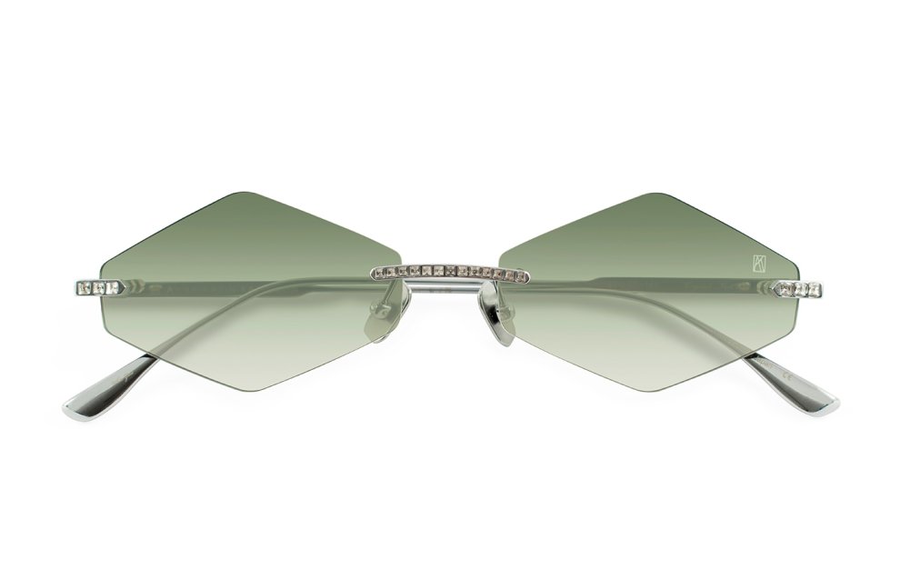 Anna Karin Karlsson - Crystal Nest Triangle - White Gold Green