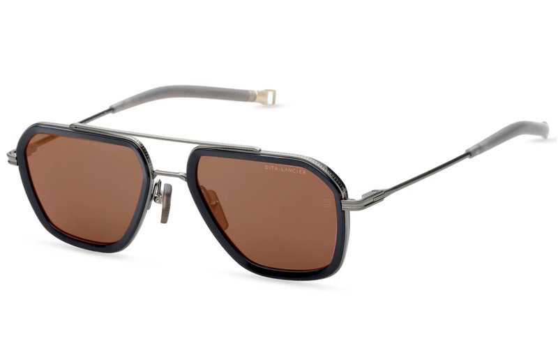 Dita Lancier - LSA-433 Brushed antique silver - Navy