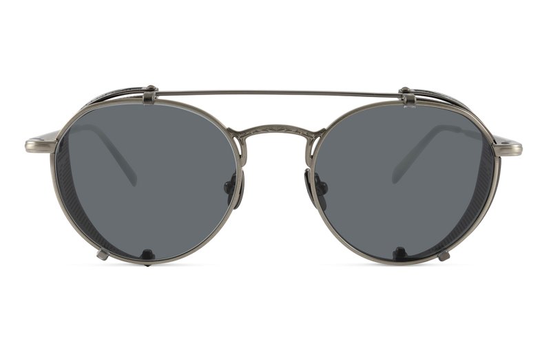 Garrett Leight - Ocampos - Brushed gunmetal / Basalt 