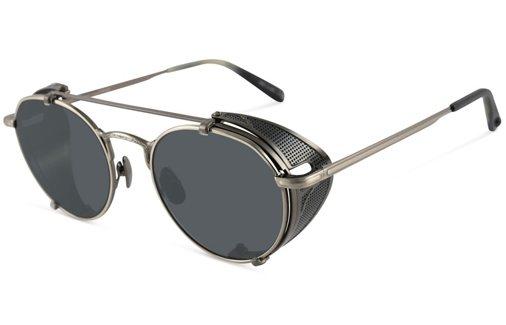 Garrett Leight - Ocampos - Brushed gunmetal / Basalt Garrett Leight - Ocampos - Brushed gunmetal / Basalt