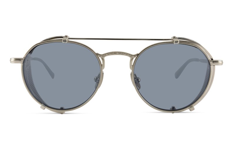 Garrett Leight - Ocampos - Brushed silver / Sea grey 