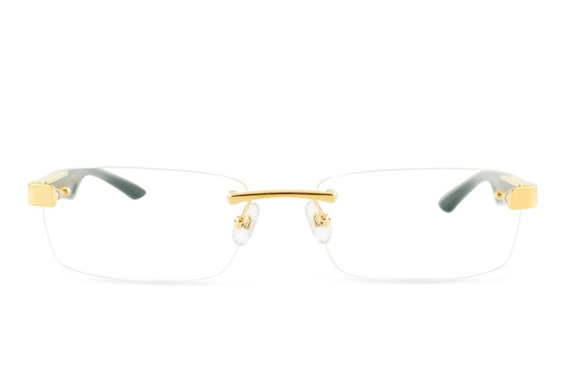 Maybach eyewear - The Artist III - Gold / Uncut Emerald