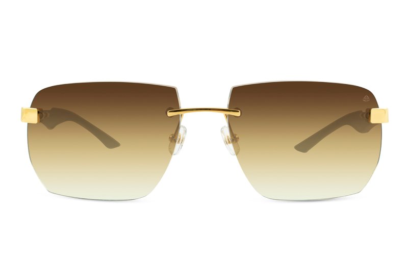 Maybach eyewear - The Artist sun - Gold / Karelian Birch Burr / Ebony