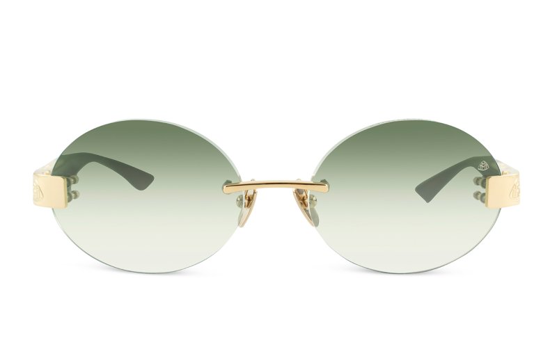 Maybach eyewear - The Magic II - Gold / Forrest Green BEM / Ebony