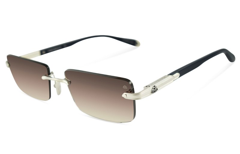 Maybach eyewear - The Symphony sun I - Palladium / Deepsea blue