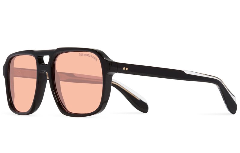 Cutler and Gross - 1394 - black on pink