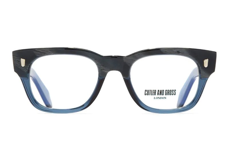 Cutler and Gross - 1421 Grey horn on blue
