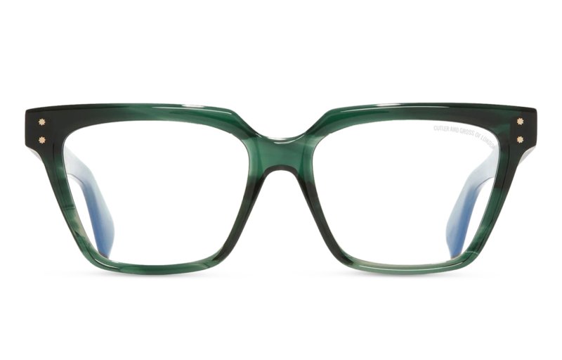 Cutler and Gross - 9346 Striped Dark Green  