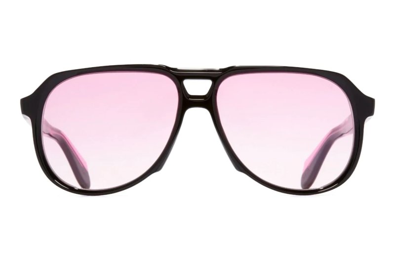 Cutler and Gross - 9782 Black on pink