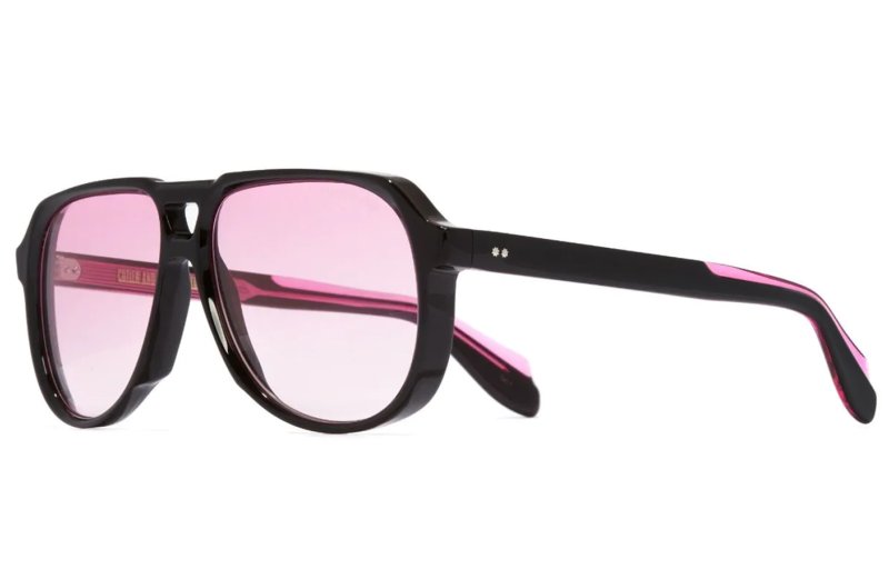 Cutler and Gross - 9782 Black on pink