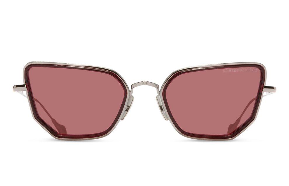 Cutler and Gross x The Great Frog - Paisley Cat eye Gun metal / Bordeaux Cutler and Gross x The Great Frog - Paisley Cat eye Gun metal / Bordeaux