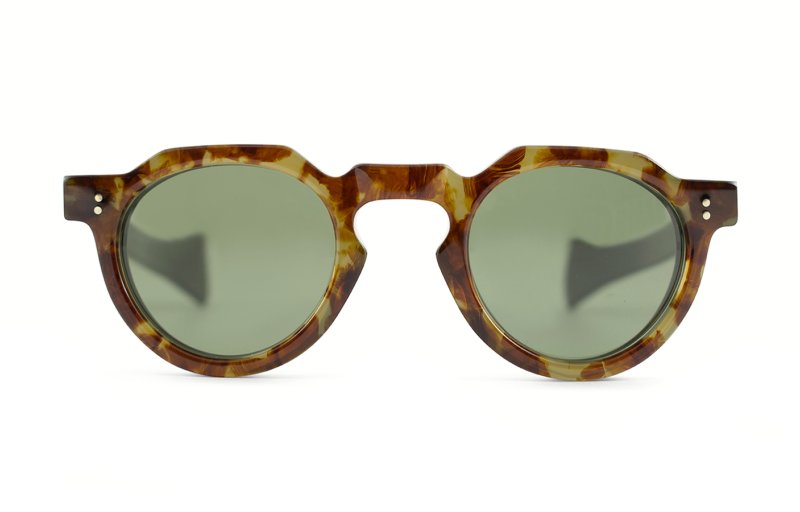 Lesca Atelier - Crown Panto 8mm - green havana 