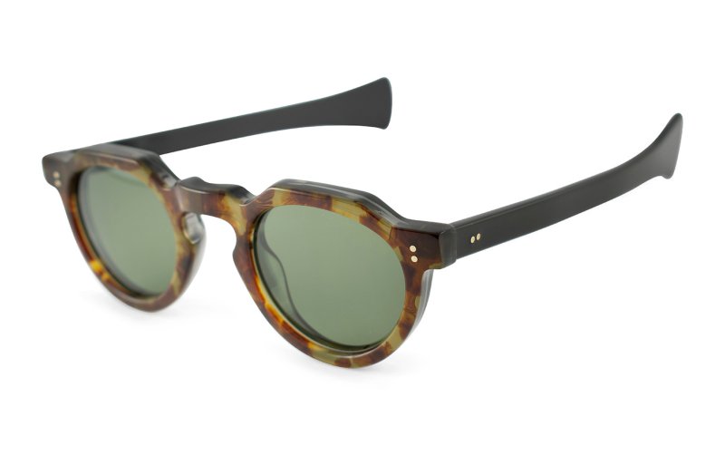 Lesca Atelier - Crown Panto 8mm - green havana 