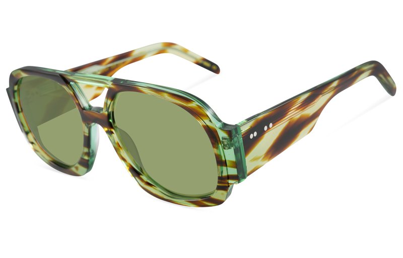 Lesca Lunetier - Tupac - Mottled / Green