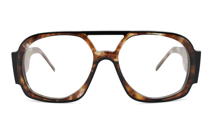 Lesca Lunetier - Tupac - Marbled tortoiseshell / Black