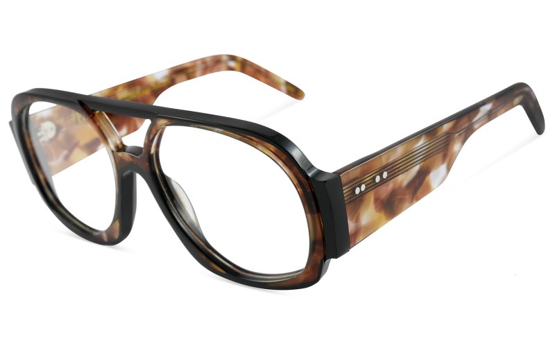 Lesca Lunetier - Tupac - Marbled tortoiseshell / Black