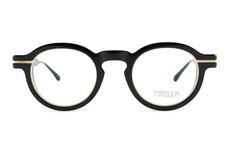 Matsuda - M2050 - Black / Brushed gold