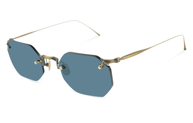 Matsuda - M3104-B - Antique gold / Blue grey