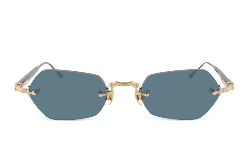 Matsuda - M5011 Brushed gold / Navy blue grey