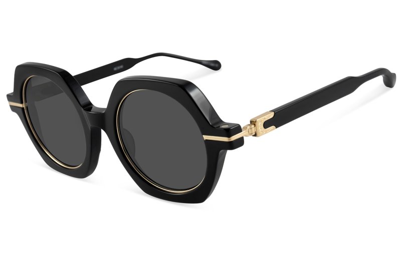 Matsuda - M2072 Black / brushed gold