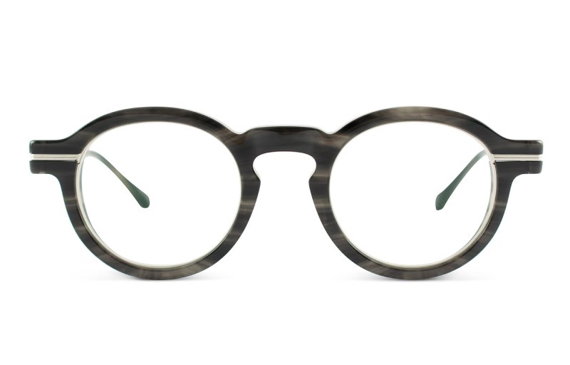 Matsuda - M2050 - Black stripe / brushed silver
