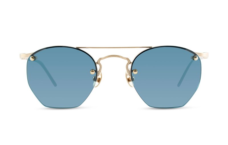 Matsuda - M3117 - Brushed gold / blue grey