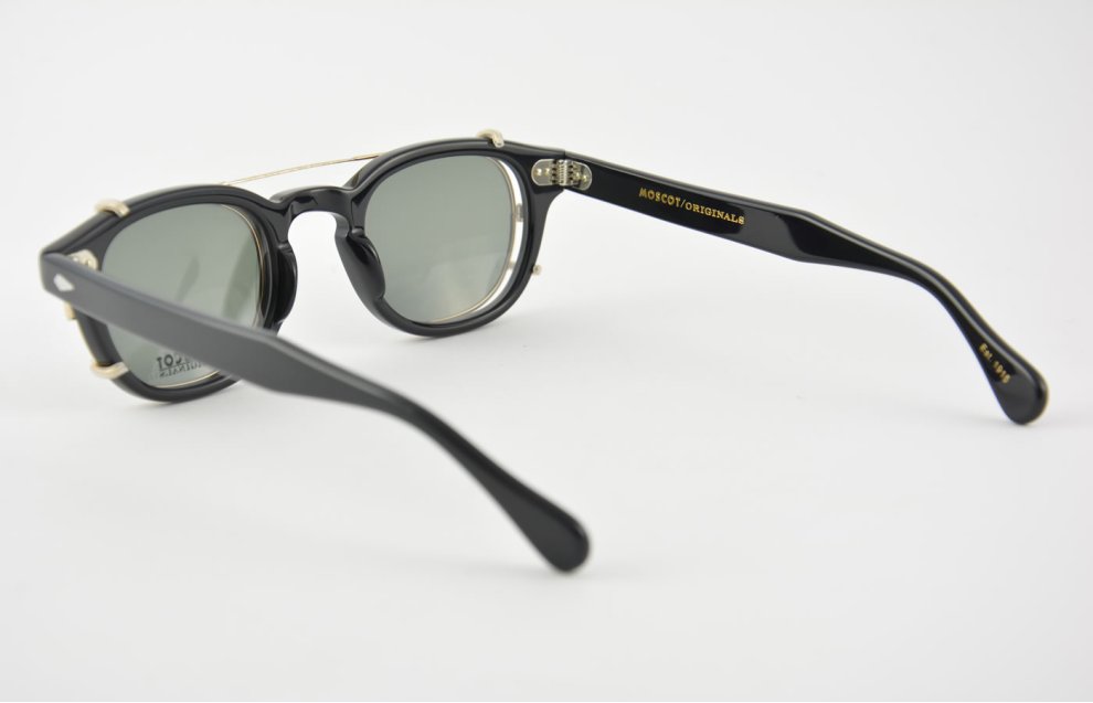 Moscot - Lemtosh - Black + Cliptosh - Gold G-15