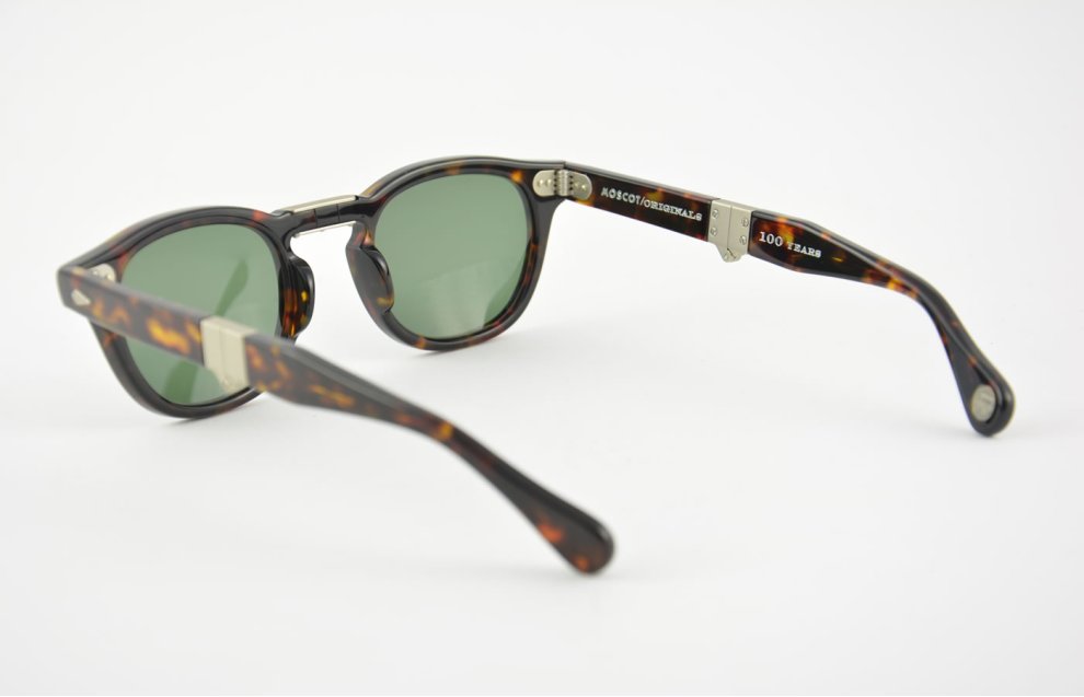 Moscot - Lemtosh Fold - Silver Tortoise Con Lenti Calibar Green