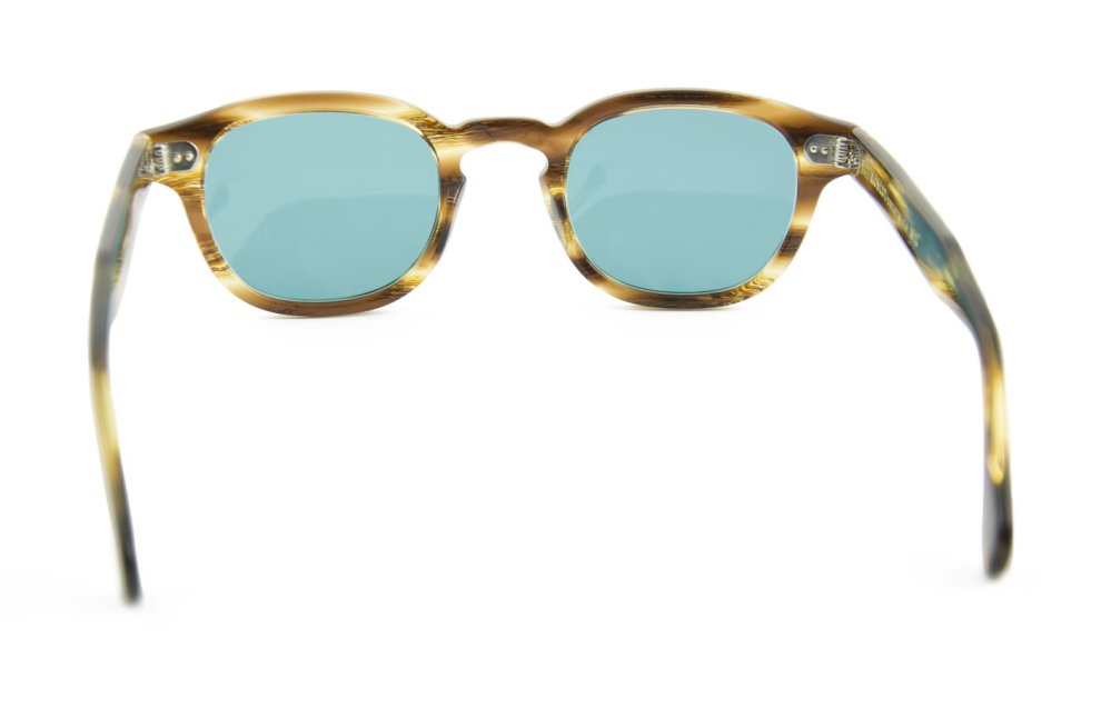 Moscot - Lemtosh Sun - bamboo con lenti verde petrolio 