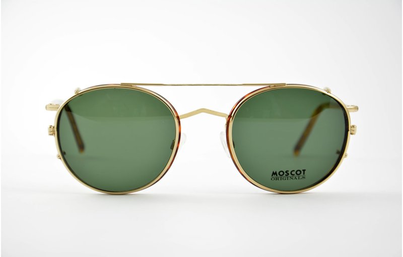 Moscot - Zev - Blonde/Gold + Clipzev - Gold G-15