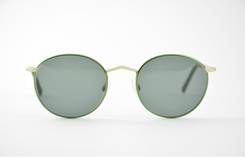 Moscot - Zev - Emerald/Gold Con Lenti G-15