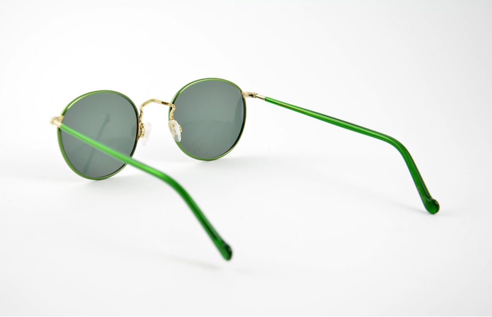 Moscot - Zev - Emerald/Gold Con Lenti G-15