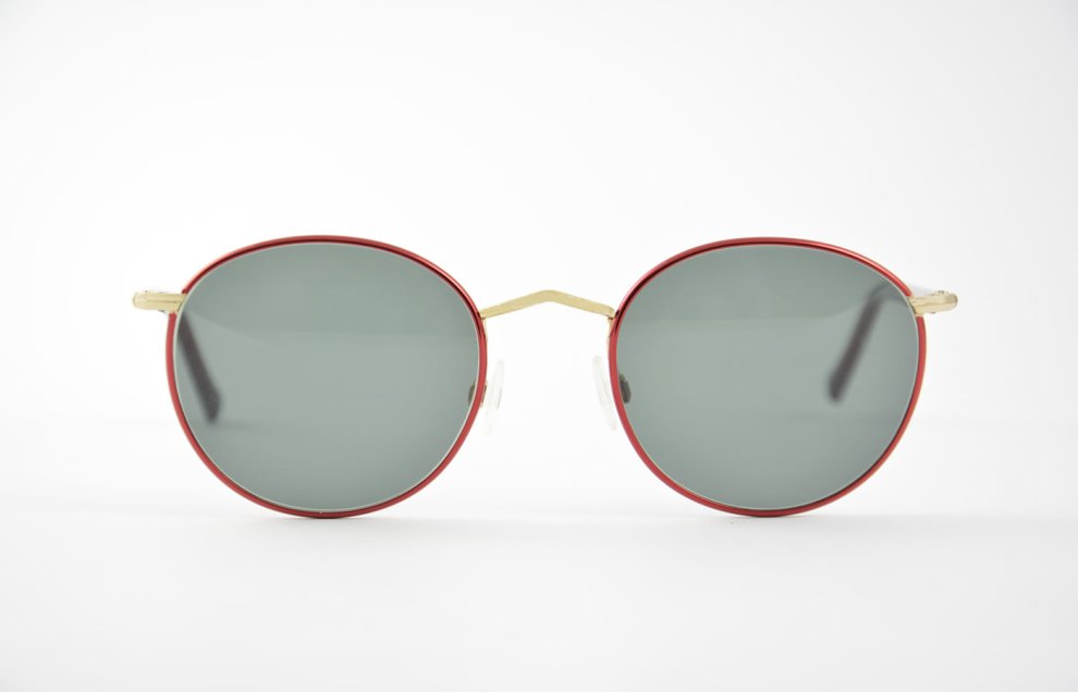 Moscot - Zev - Ruby/Gold Con Lenti G-15