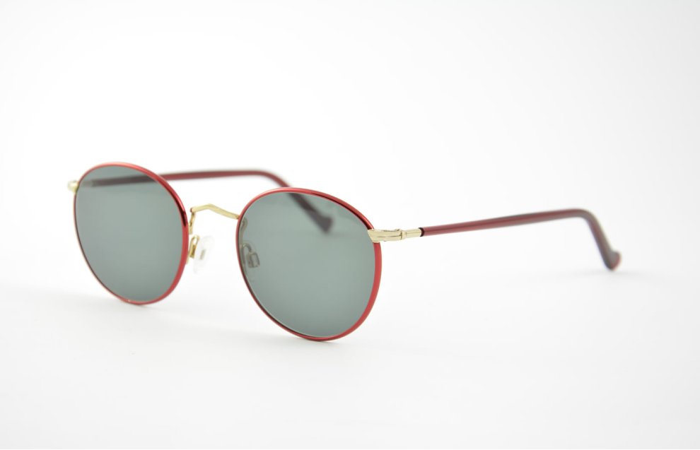 Moscot - Zev - Ruby/Gold Con Lenti G-15