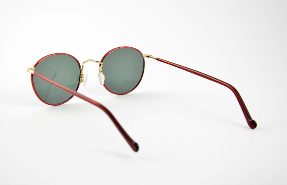 Moscot - Zev - Ruby/Gold Con Lenti G-15