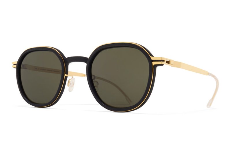 Mykita Mylon - Birch - Pitch Black / Glossy Gold