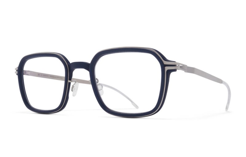 Mykita Mylon - Rowan - Indigo / Matte Silver
