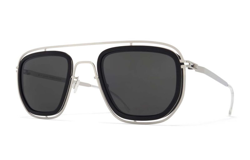 Mykita Mylon - Ferlo - Pitch Black / Shiny silver