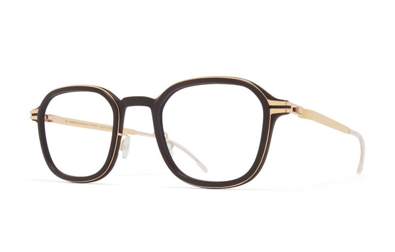 Mykita Mylon - Fir - Ebony brown / champagne gold