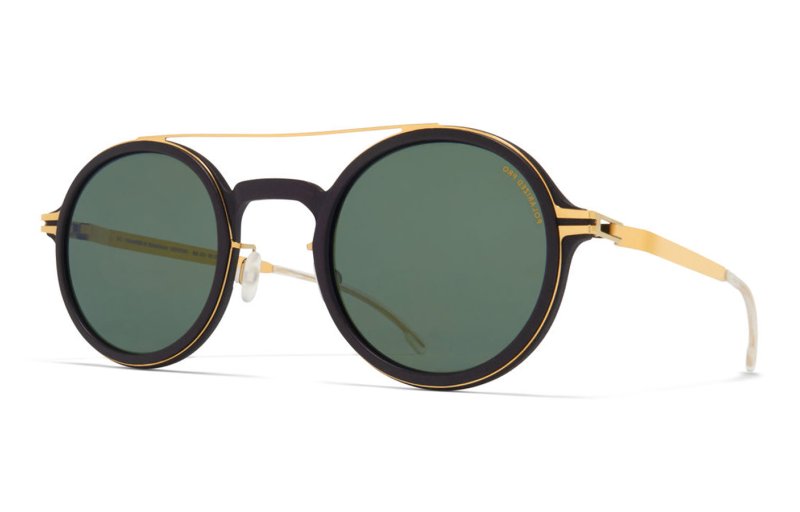 Mykita Mylon - Hemlock - Pitch Black / Glossy Gold