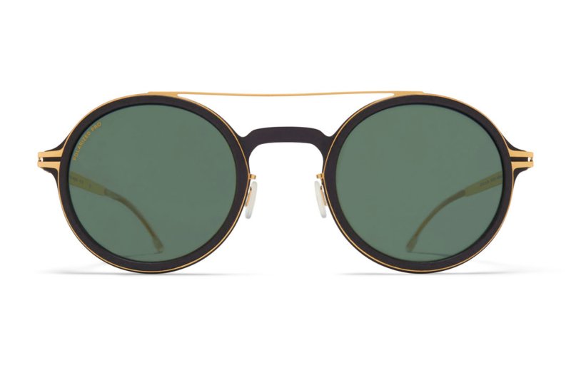 Mykita Mylon - Hemlock - Pitch Black / Glossy Gold