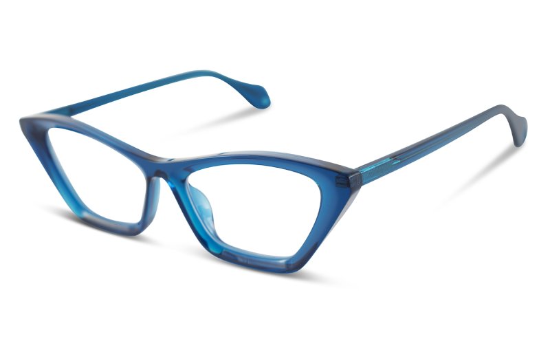 Theo - Mille +89 - Transparent petrol blue
