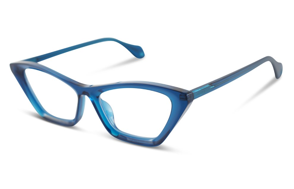 Theo - Mille +89 - Transparent petrol blue