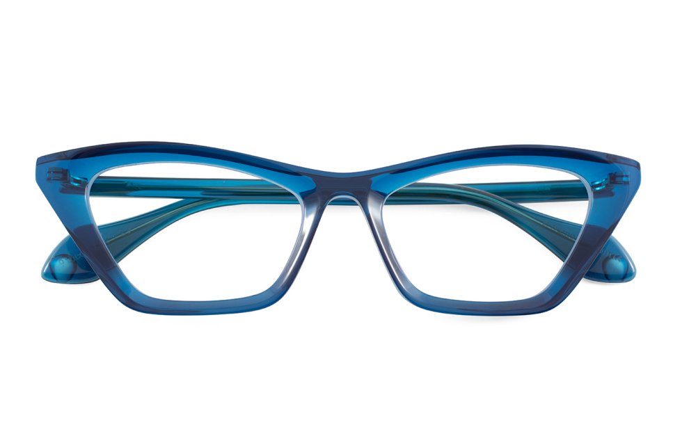 Theo - Mille +89 - Transparent petrol blue