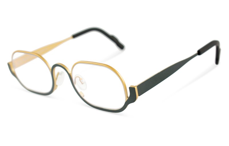 Theo + Matali Crasset - Focus - 463 dark green / gold