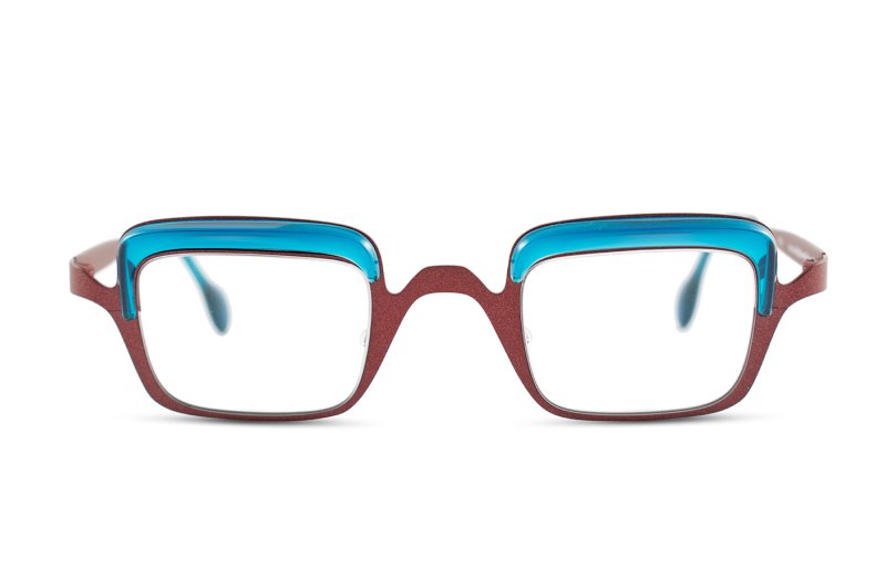Theo - Graffi - 763 Red / Blue petrol