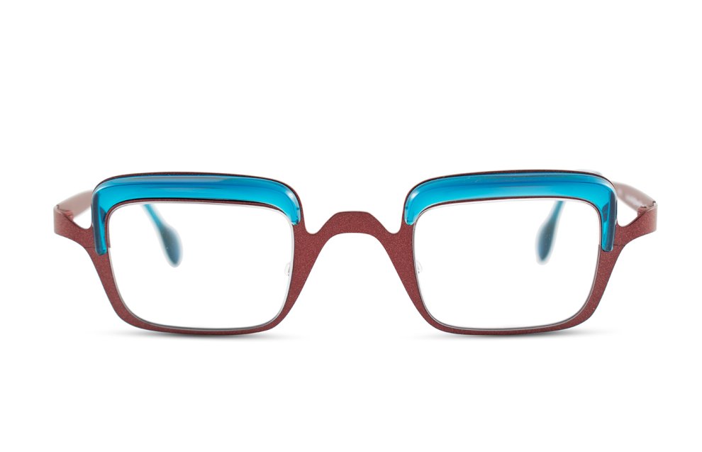 Theo - Graffi - 763 Red / Blue petrol