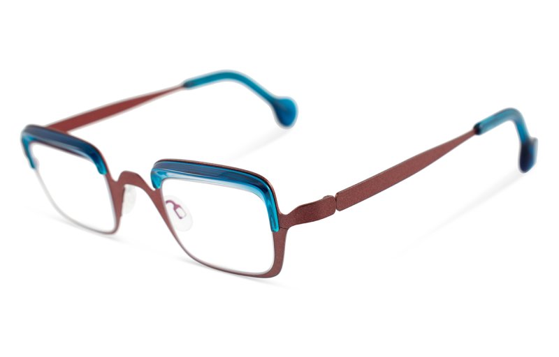 Theo - Graffi - 763 Red / Blue petrol