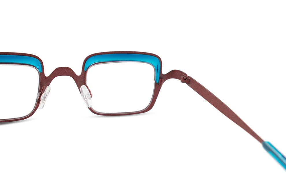 Theo - Graffi - 763 Red / Blue petrol